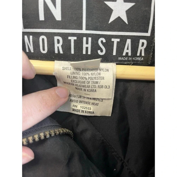 Vintage NorthStar Indy Racing Snowmobile Ski Jacket Winter Snow Coat Mens Large - Picture 3 of 6